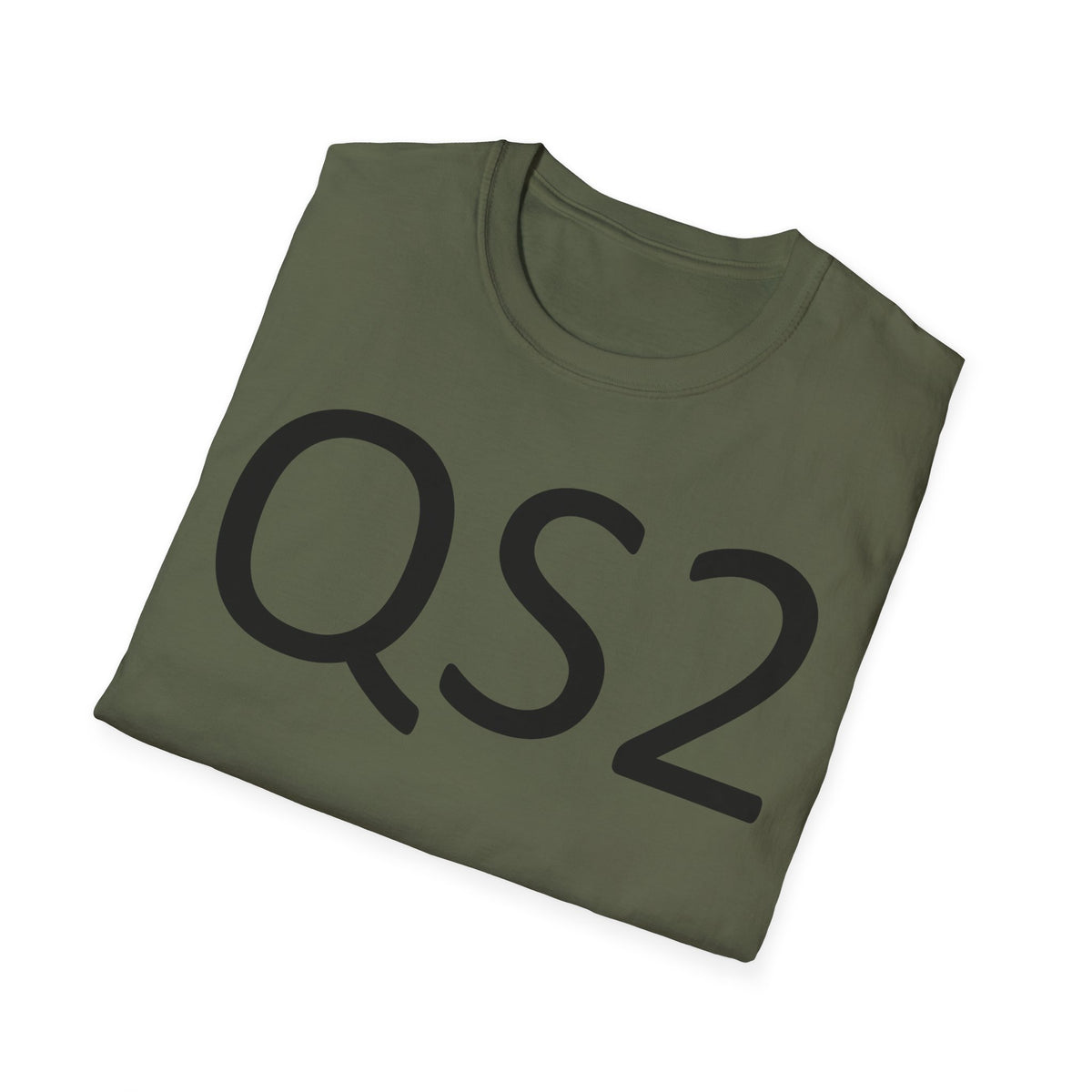 QS2 Graphic T-Shirt — Minimalist Tech Logo Tee