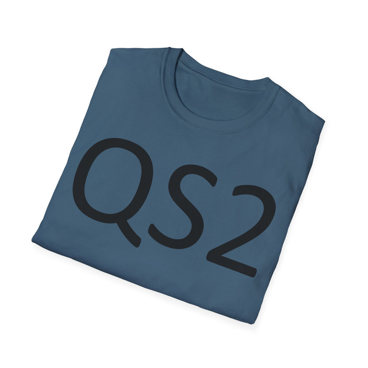QS2 Graphic T-Shirt — Minimalist Tech Logo Tee