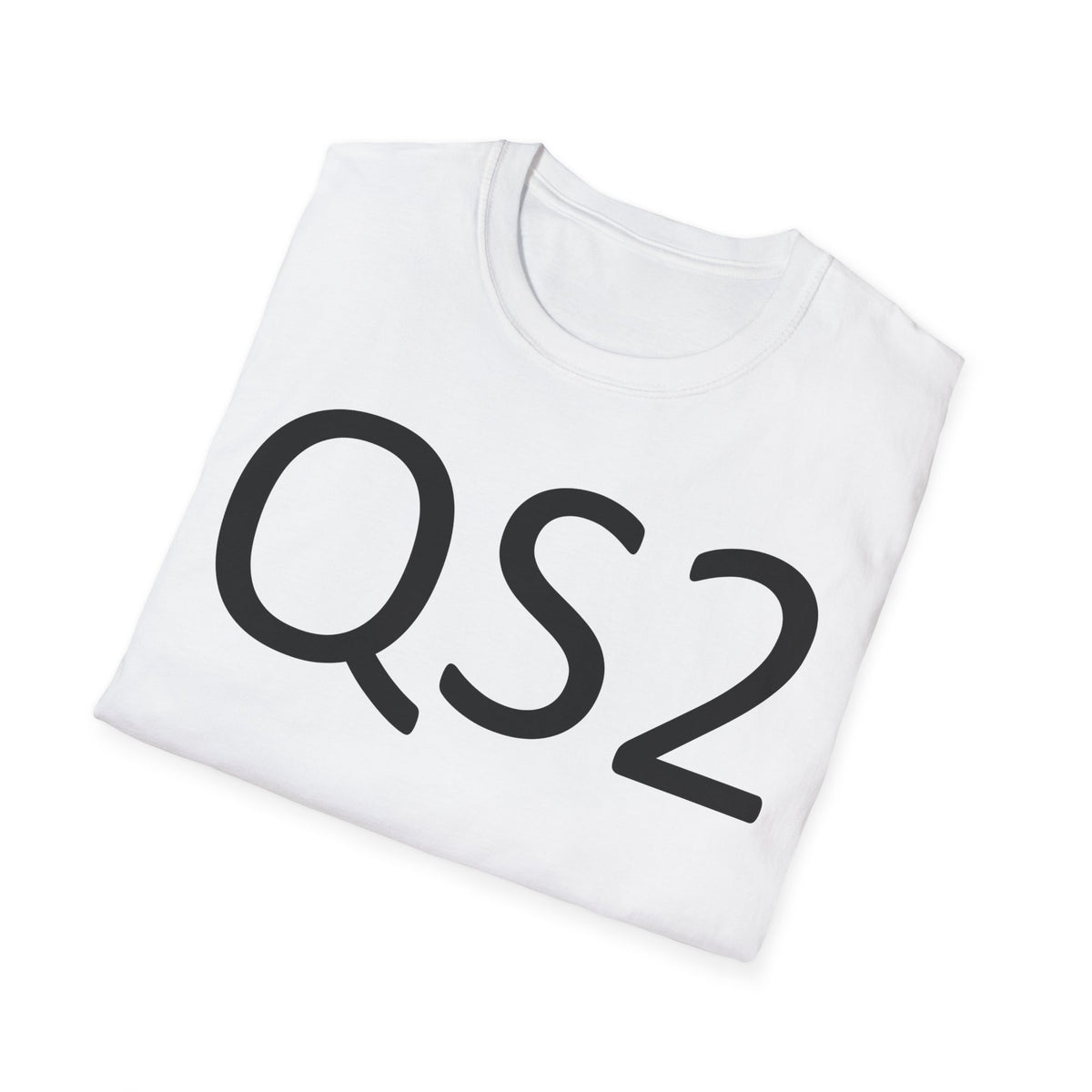 QS2 Graphic T-Shirt — Minimalist Tech Logo Tee