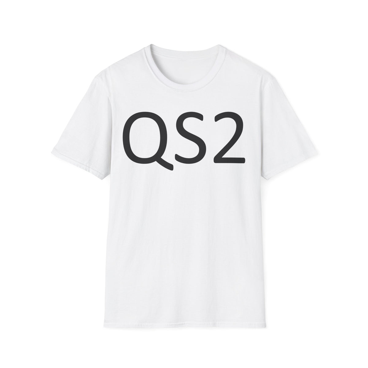 QS2 Graphic T-Shirt — Minimalist Tech Logo Tee