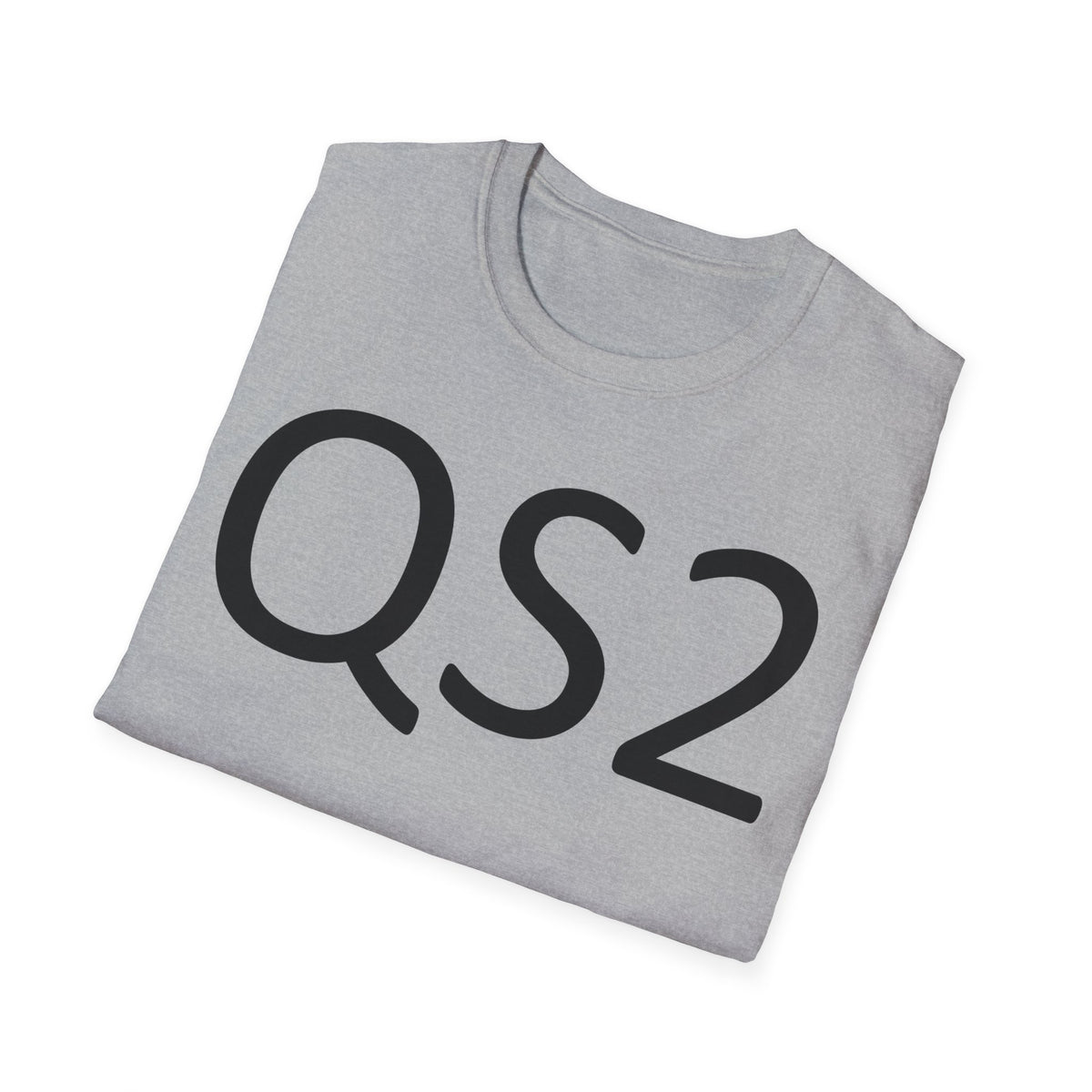 QS2 Graphic T-Shirt — Minimalist Tech Logo Tee
