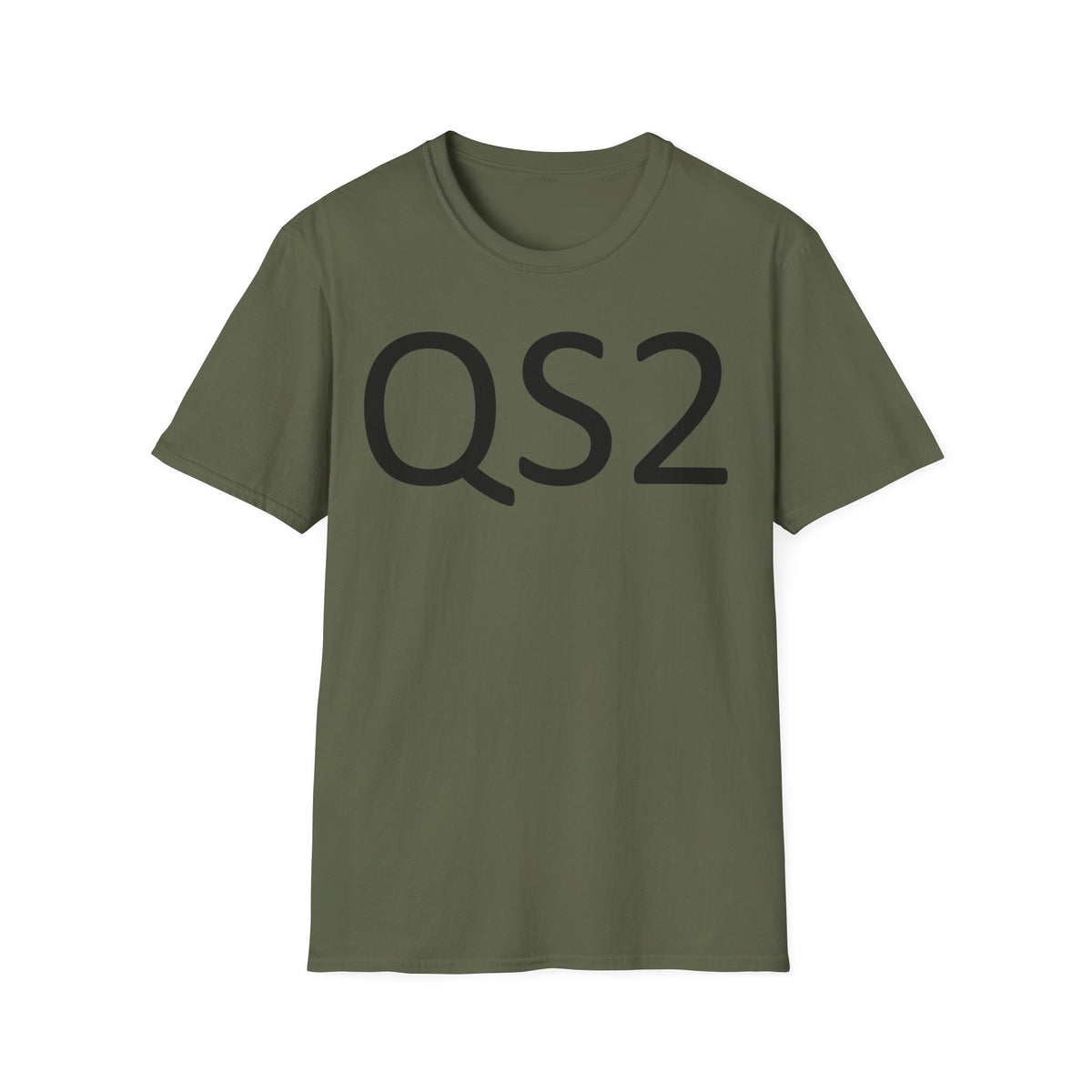 QS2 Graphic T-Shirt — Minimalist Tech Logo Tee