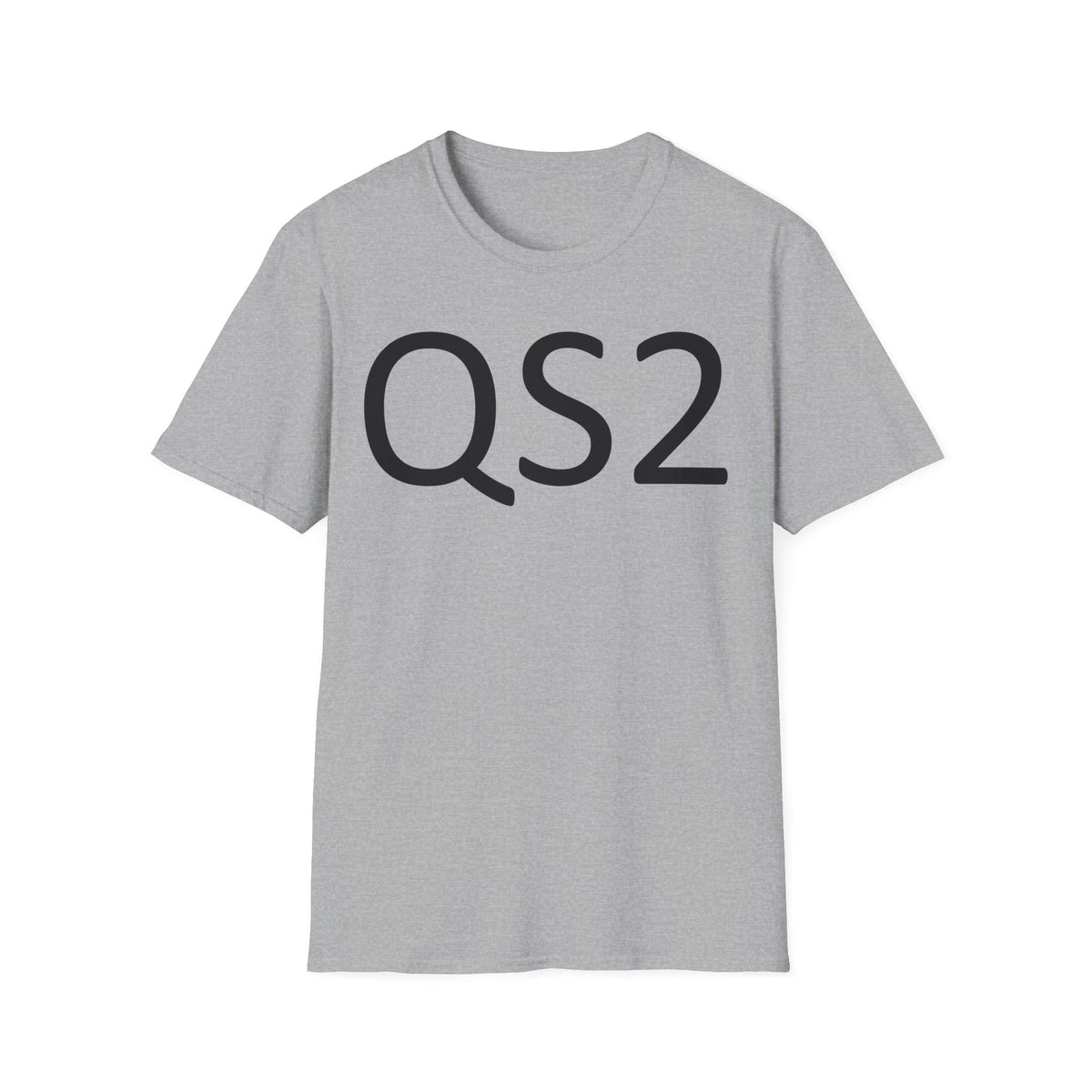 QS2 Graphic T-Shirt — Minimalist Tech Logo Tee