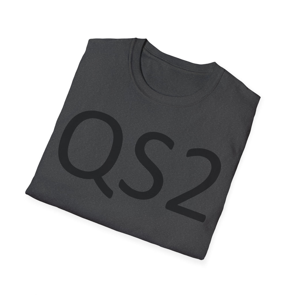 QS2 Graphic T-Shirt — Minimalist Tech Logo Tee